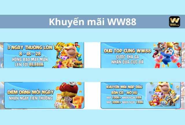 Khuyến mãi khủng WW88